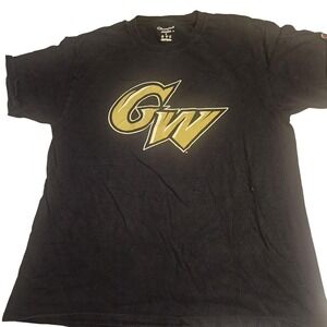 George Washington Colonials Shirt Mens Large Black NCAA Basketball Champion Tee